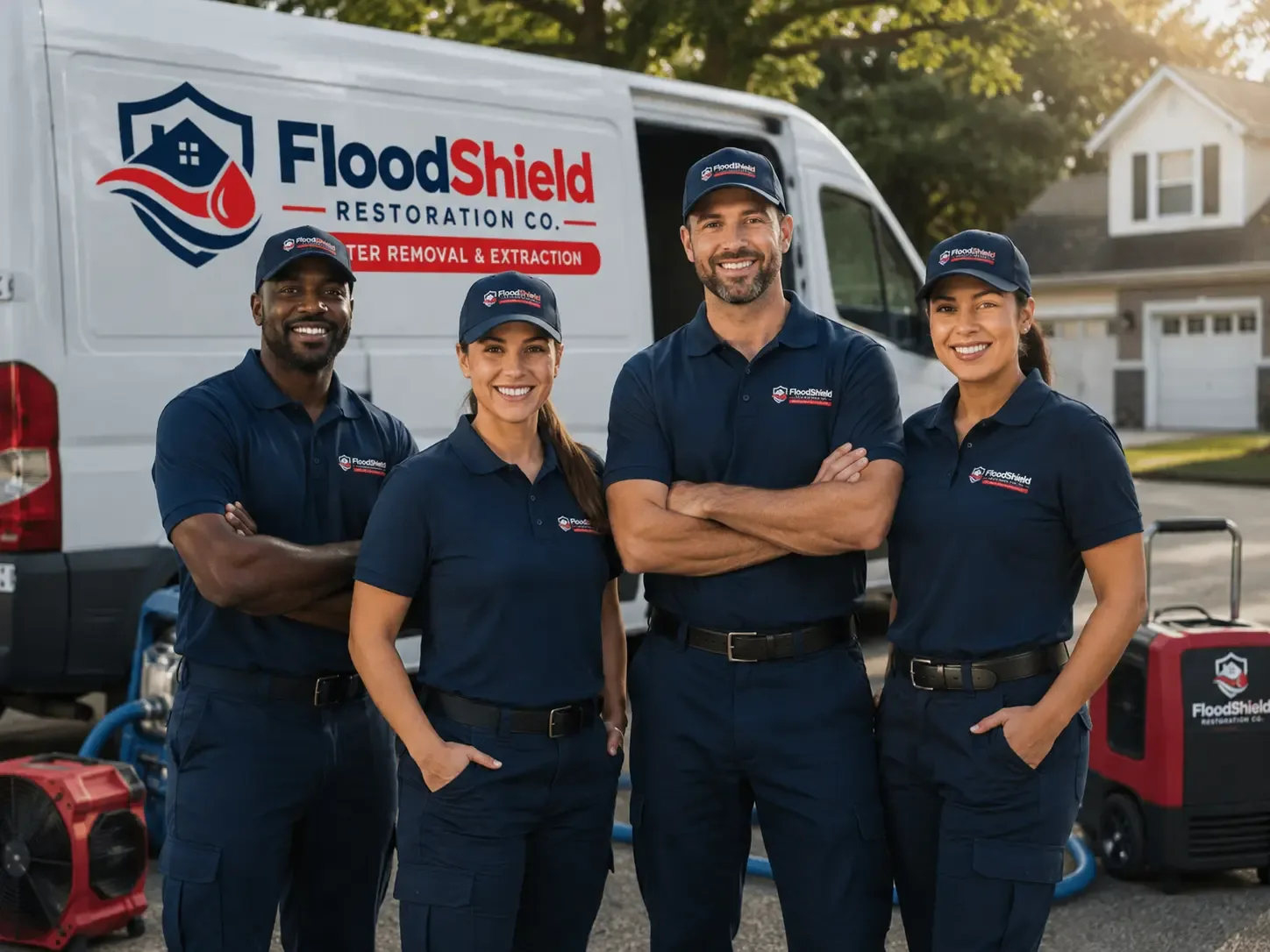 Flood Damage Restoration company in Martinsville, OH